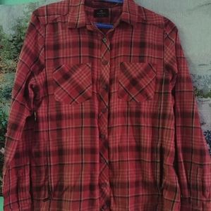 Plaid long sleeve shirt